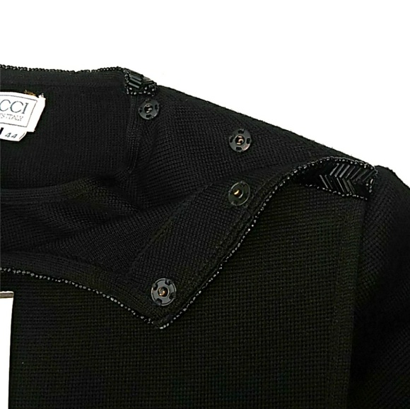 NOS! NWT (c.'80) GUCCI Merino(1of2) Knit Sweater - Picture 5 of 8